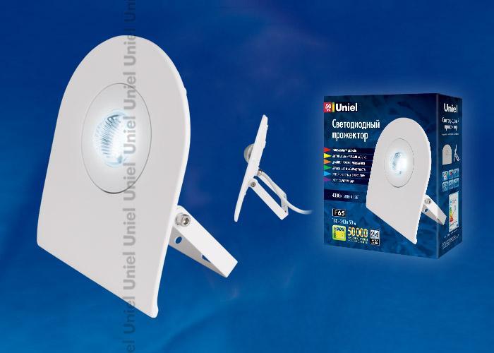 Прожектор светодиодный (UL-00001043) Uniel 50W 4000K ULF-F10-50W/NW IP65 180-240В White