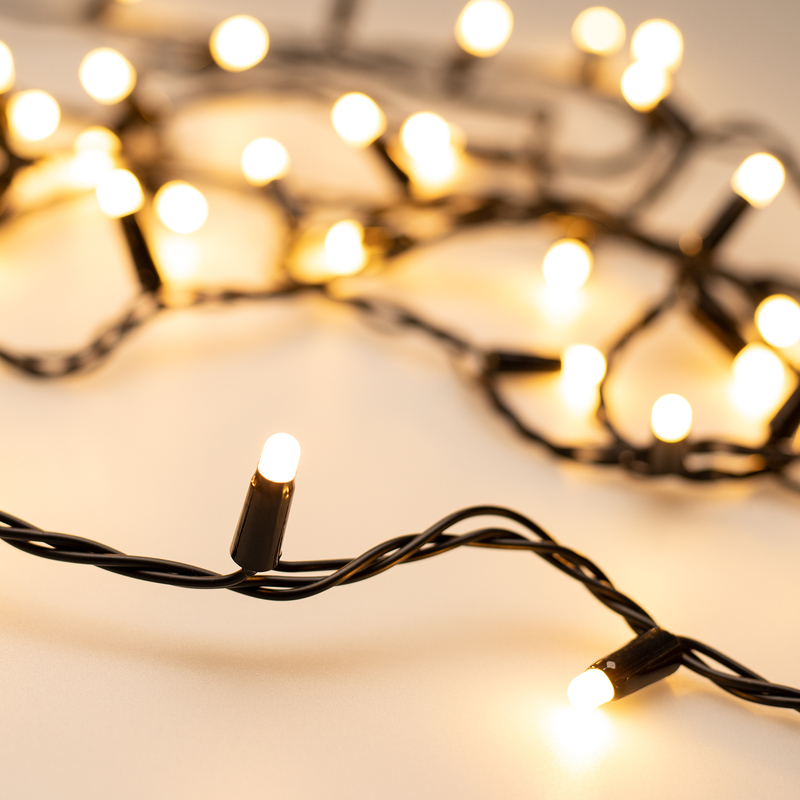 Светодиодная гирлянда Arlight ARD-String-Classic-1000-Black-100LED-Milk Pulse Warm 031650