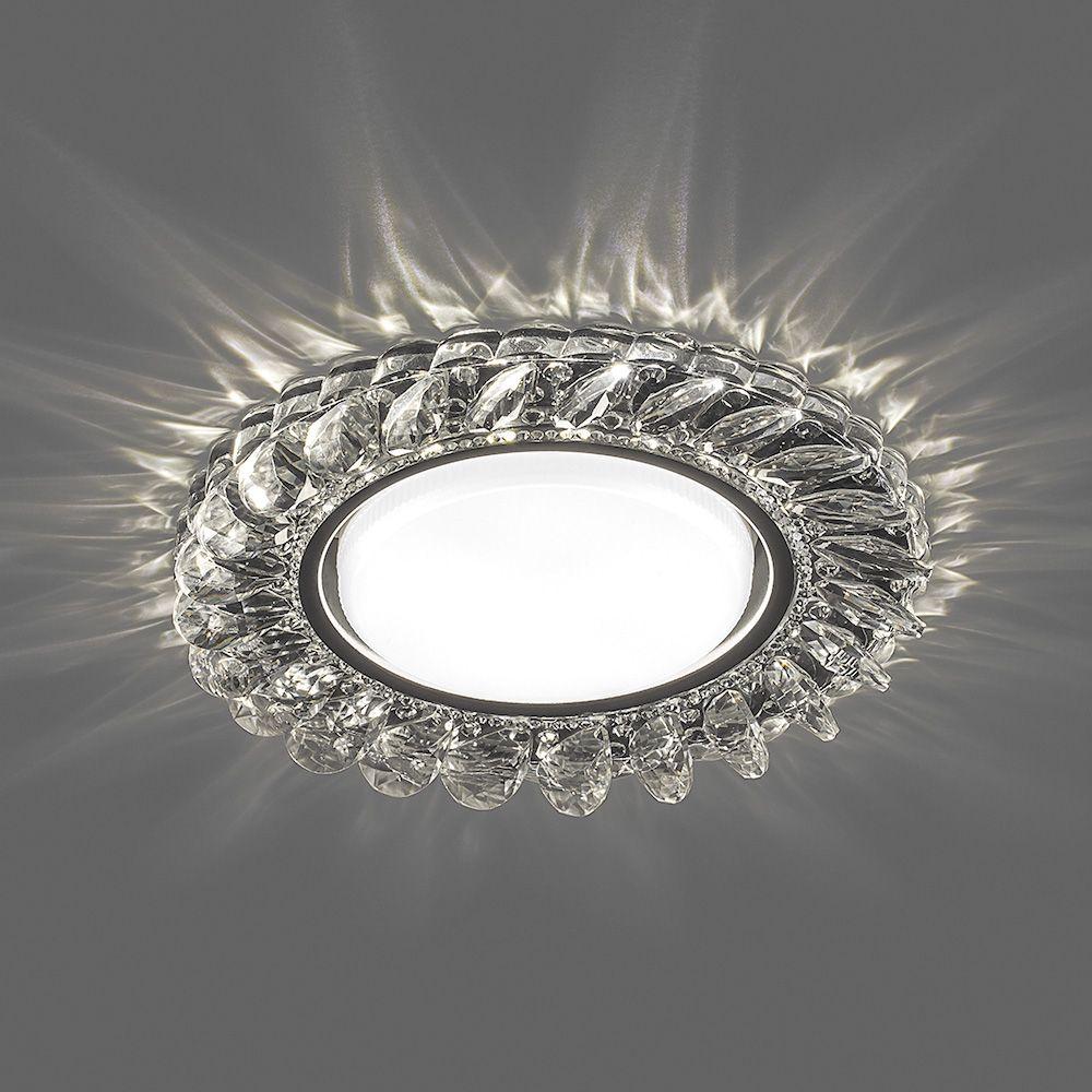 Встраиваемый светодиодный светильник Ambrella Light GX53 LED G214 CH/WH