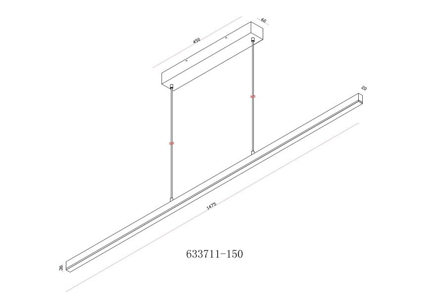 Подвесной светодиодный светильник Lucide Sigma 23455/33/31