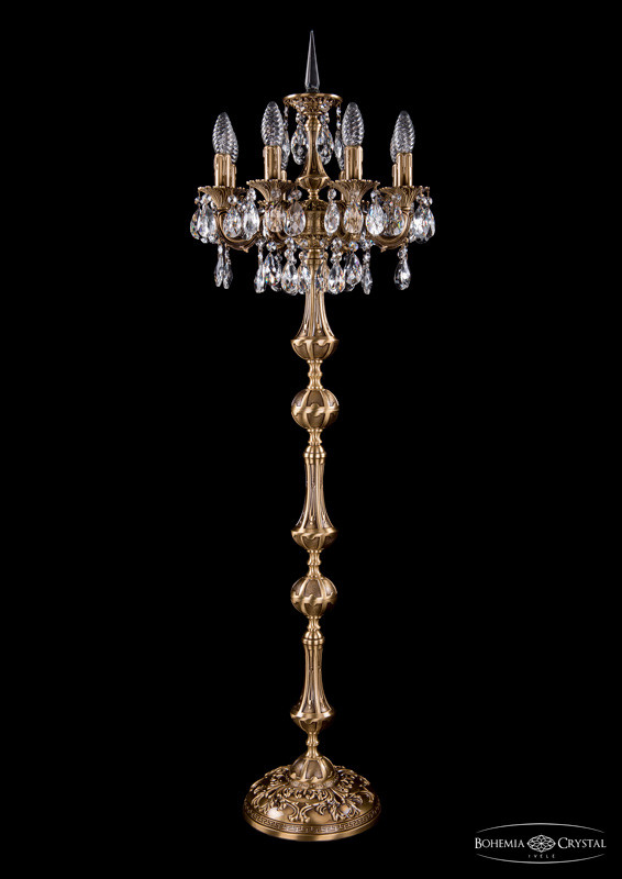Торшер хрустальный Bohemia Ivele Crystal 1702T/8/CK125IV-134/A/FP