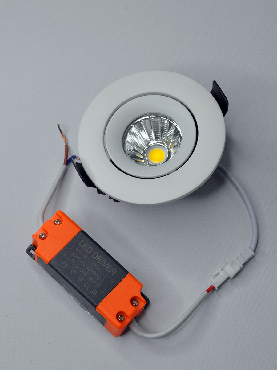 Встраиваемый светильник Elvan VLS-006R-12W-WW-Wh