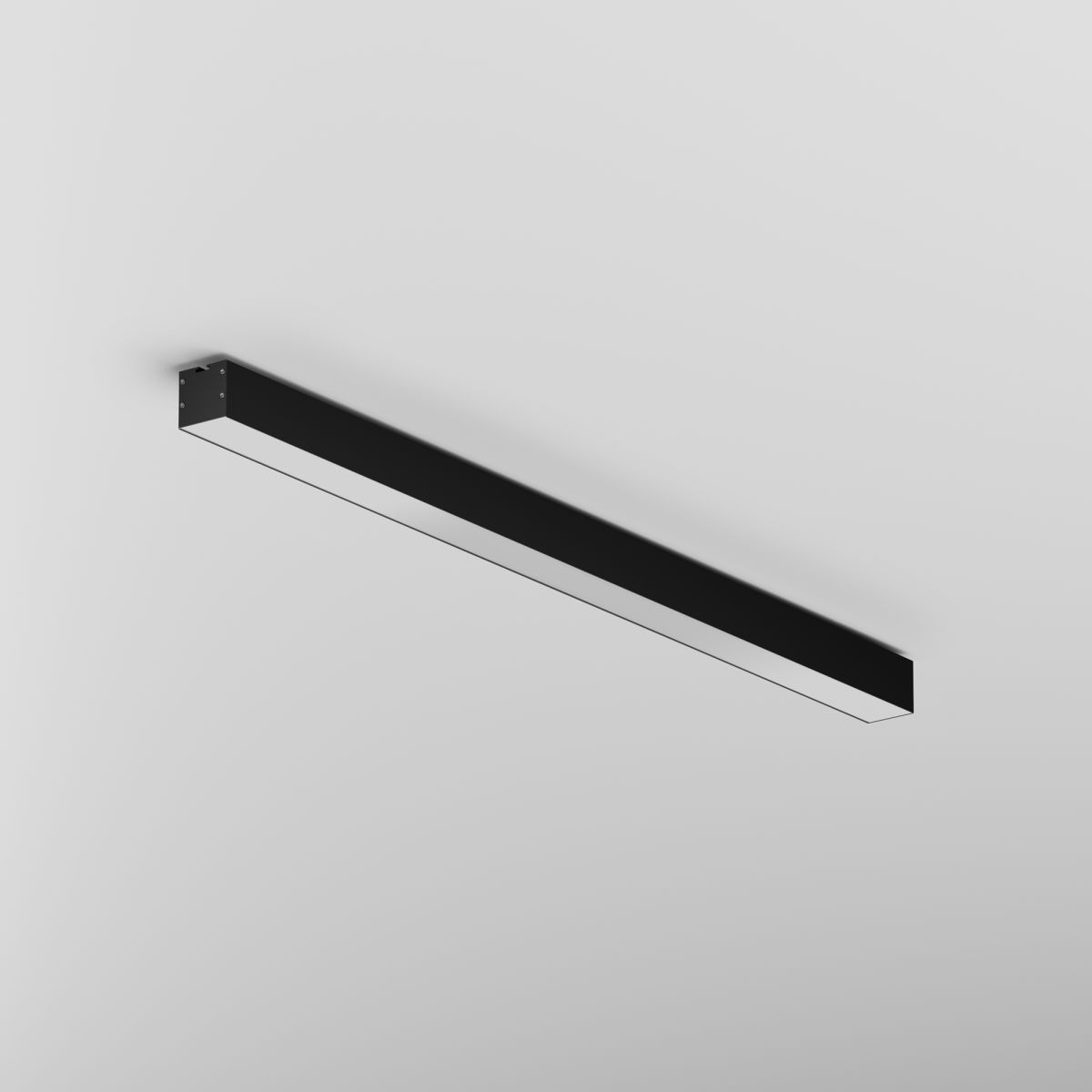 Линейный накладной светильник Maytoni Technical 4000K 50x50 (Черный, 1 м) LL311028
