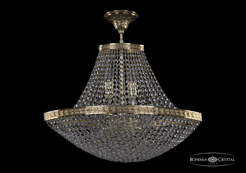 Люстра на штанге Bohemia Ivele Crystal 19323/H1/55IV G