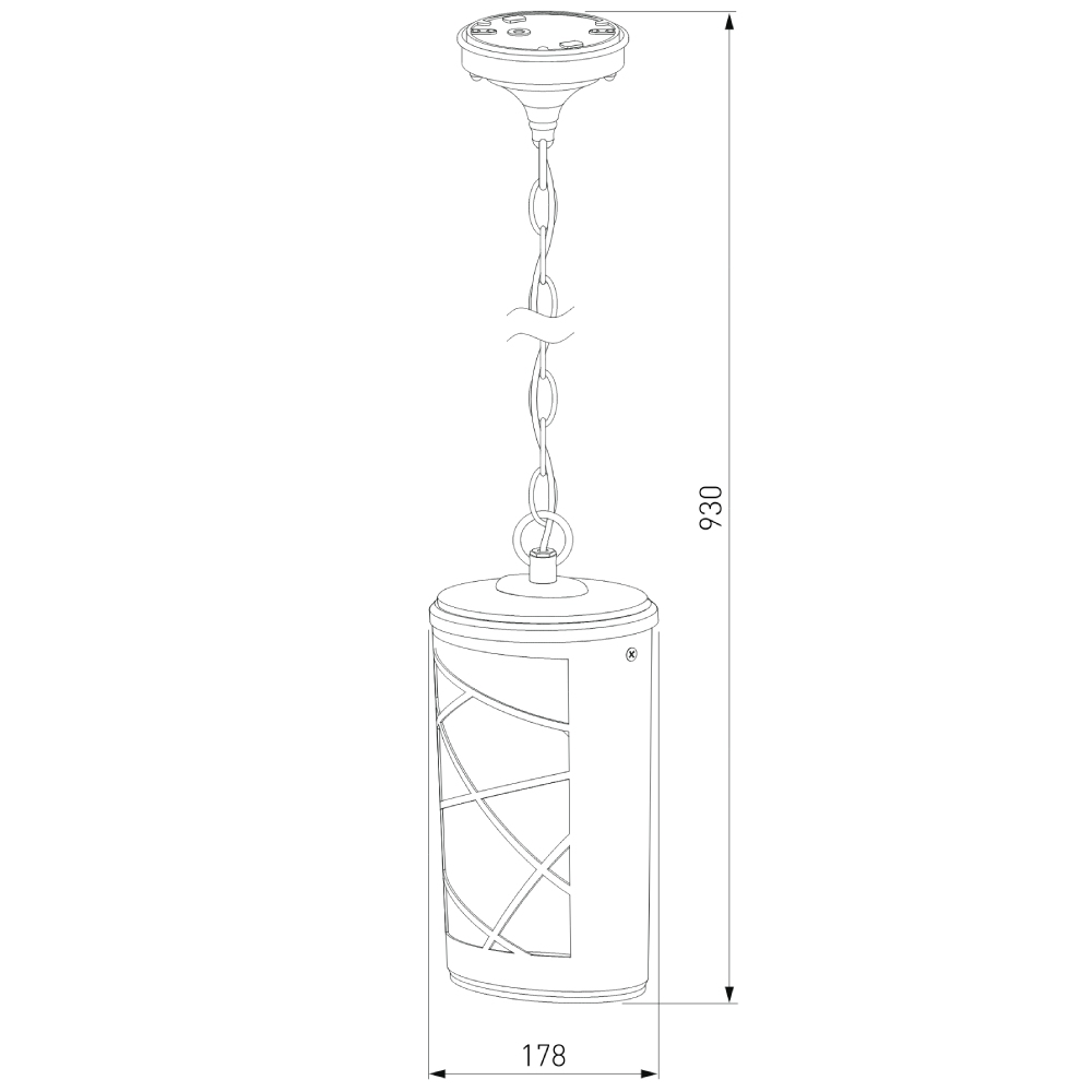 Уличный подвесной cветильник Elektrostandard Premier H GL 1017H 4690389115219 в Москве