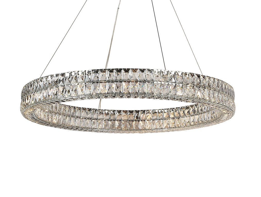 Подвесная люстра кольцами NEWPORT 8550/95 C chrome М0071373