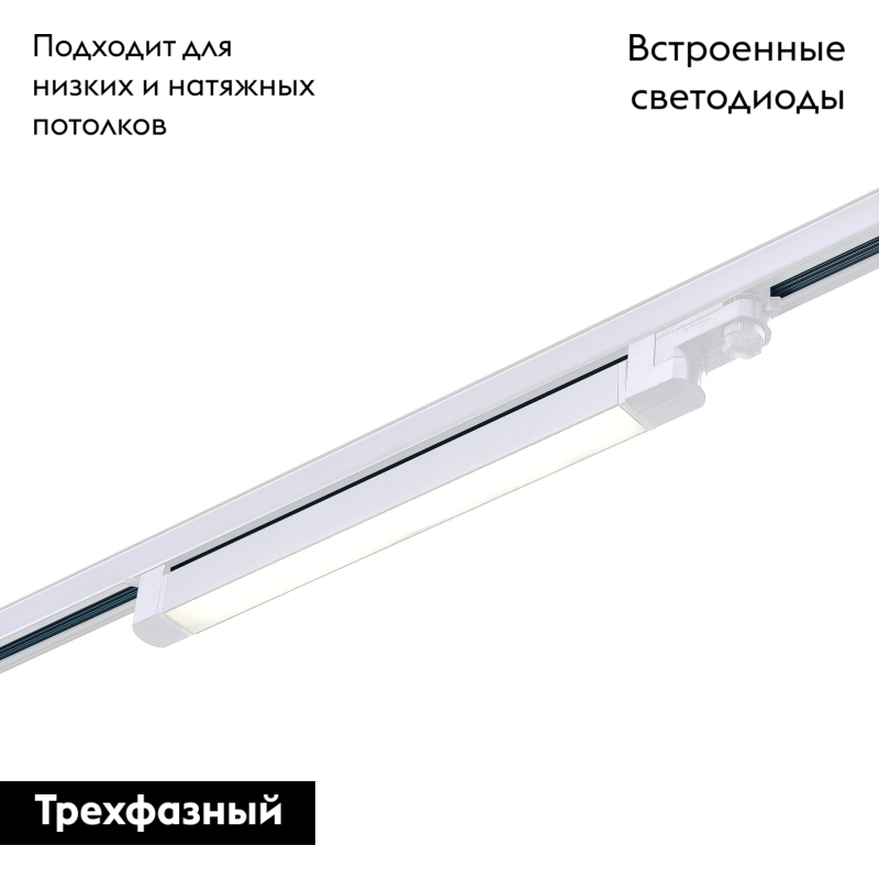 Трековый трехфазный светильник ST Luce ST663.536.20