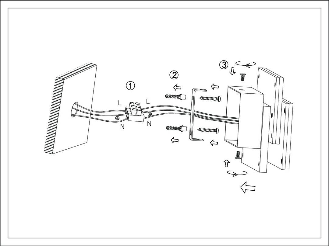 Настенный светильник DesignLed GW-6809-9-WH-NW 002392