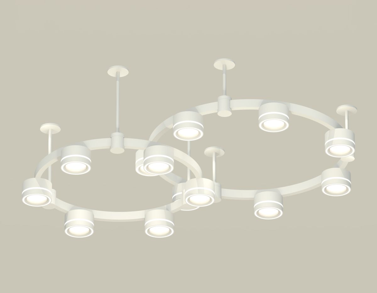 Комплект подвесного светильника Ambrella Light Techno Ring XR92211004 (A9221, A9226, C9236, C9231, N8433)