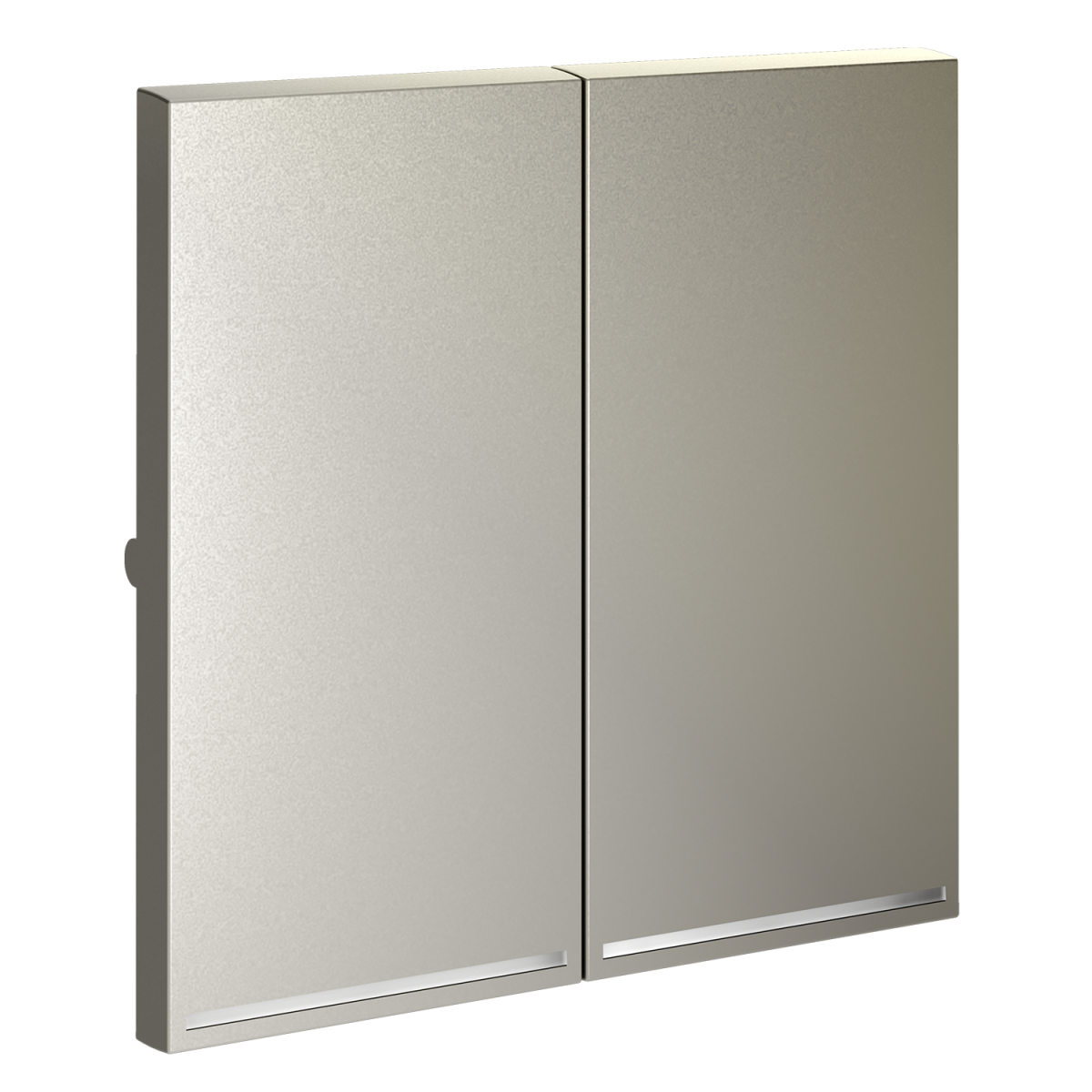 Клавиши для выключателя/переключателя двухклавишного с подсветкой Voltum S70 (шелк) VLS000404