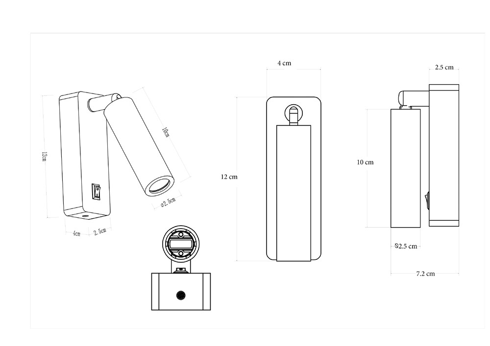 Спот Arte Lamp Spot A1224AP-1WH