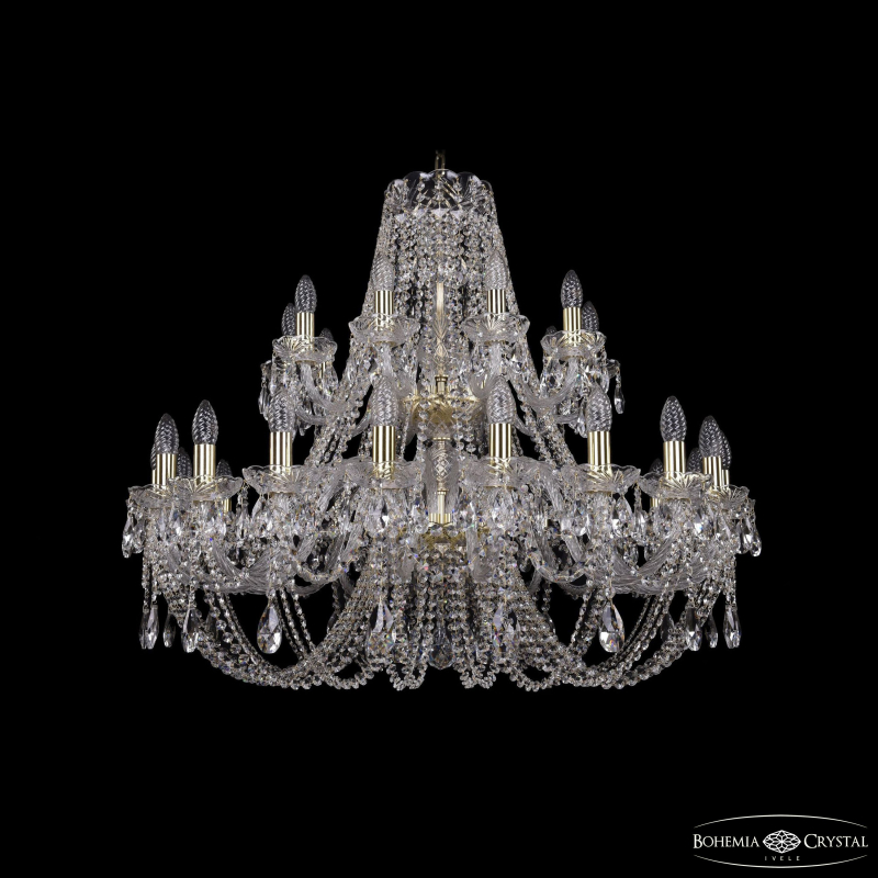 Подвесная люстра Bohemia Ivele Crystal 1406/20+10/360/2d G
