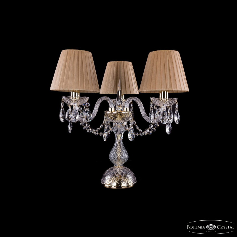 Настольная лампа Bohemia Ivele Crystal 1406L/3/141-39 G SH37-160