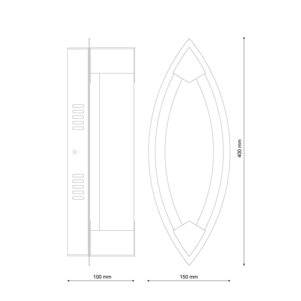 Настенный светильник Lucia Tucci Modena W172.1 Large LED400