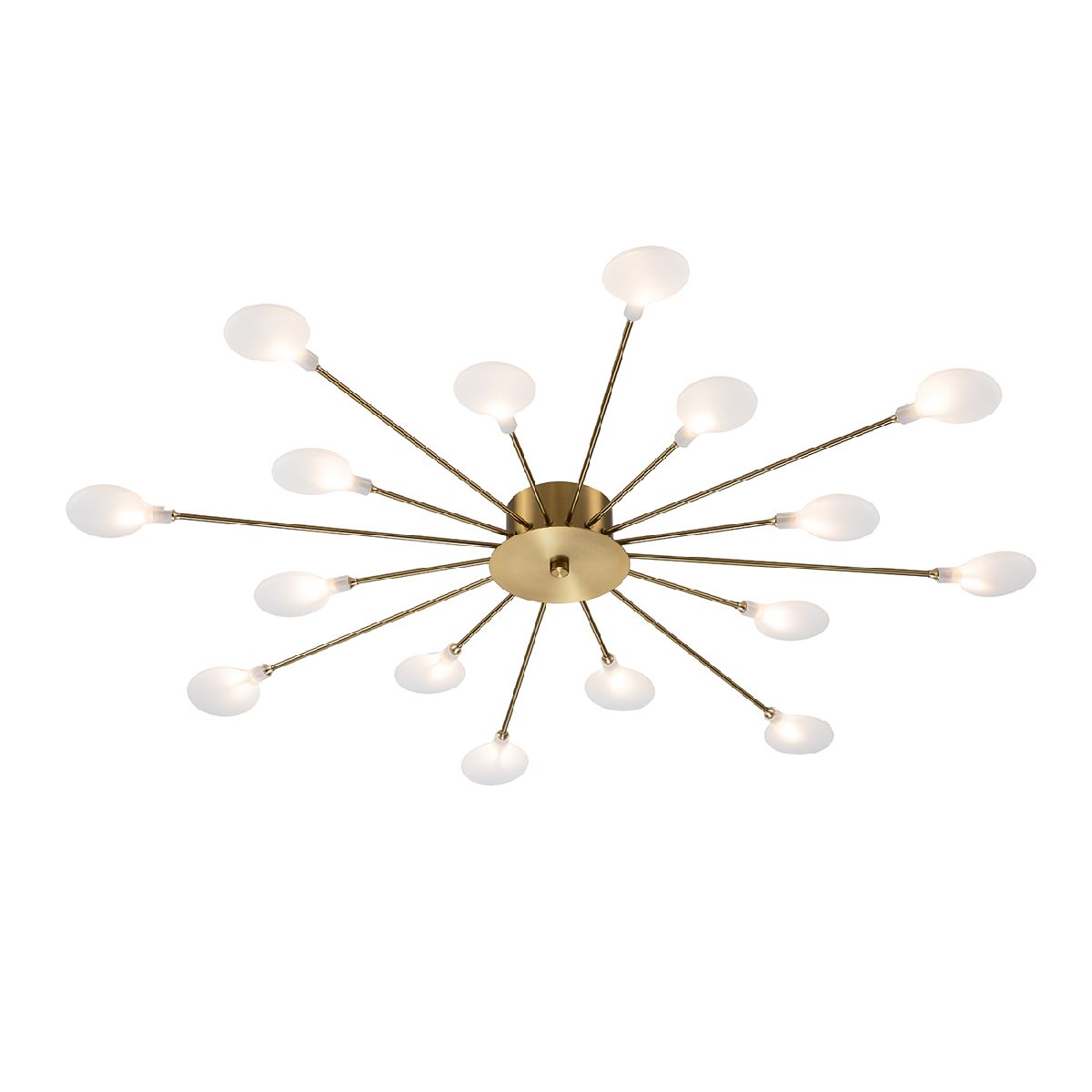 Потолочная люстра для низкого потолка Escada Starfall 2109/16 Copper