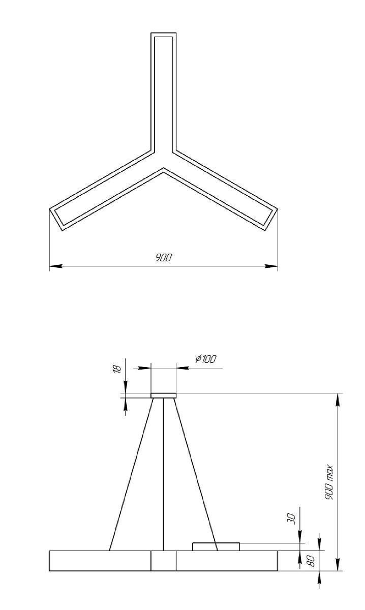 Подвесной светильник Эра Geometria SPO-143-W-40K-056 Б0050570