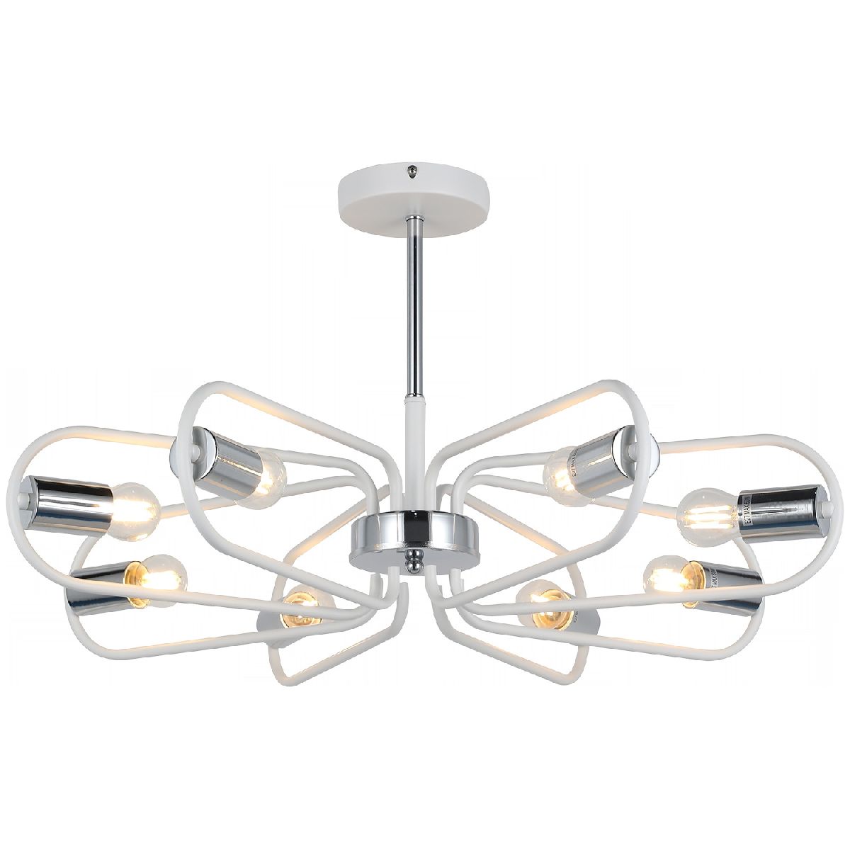 Люстра на штанге Illumico IL8253-8COU-79 WH CR
