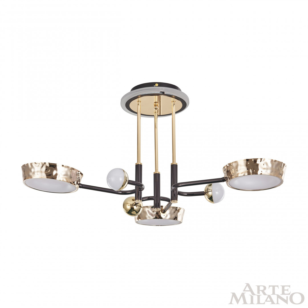 Потолочная люстра Arte Milano Ferrara 273210/6 BK/GD