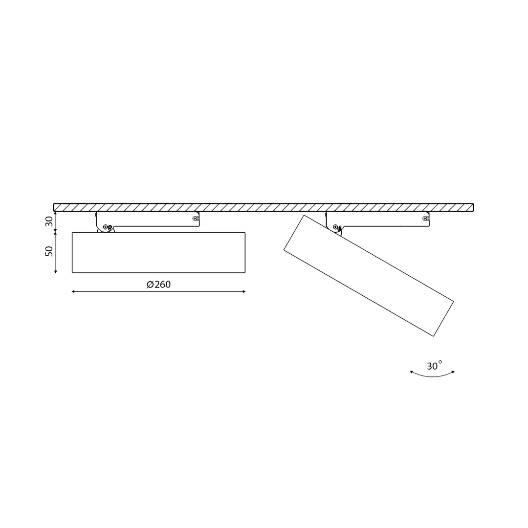 Накладной светильник DesignLed IMD-YA-0030AR-WH-WW 003569