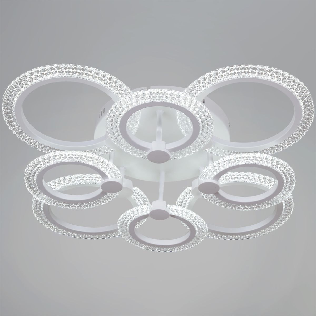 Потолочная люстра кольцо Reluce 68090-0.3-4+4 WH