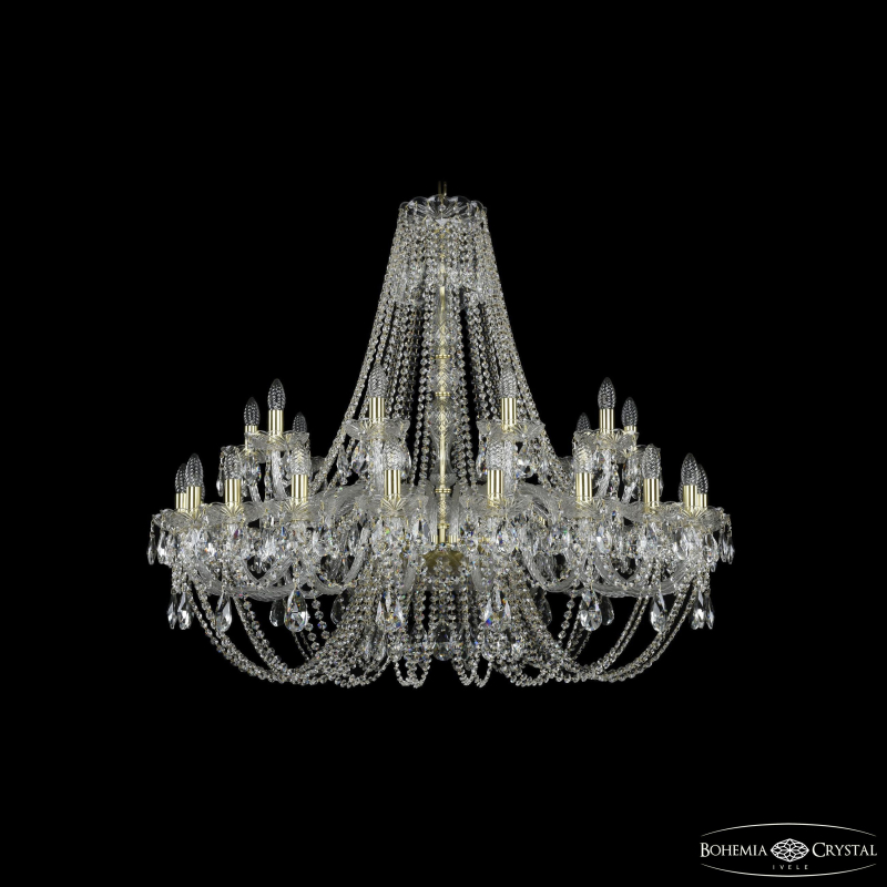 Подвесная люстра Bohemia Ivele Crystal 1406/20+10/400/h-101 G