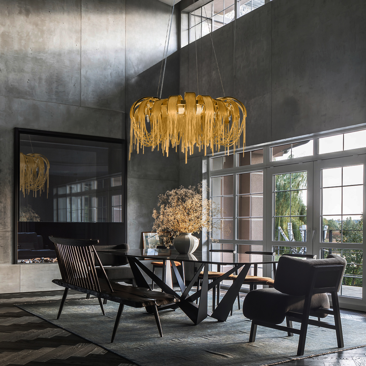 Подвесная люстра Loft IT Volver 10404/800 GD