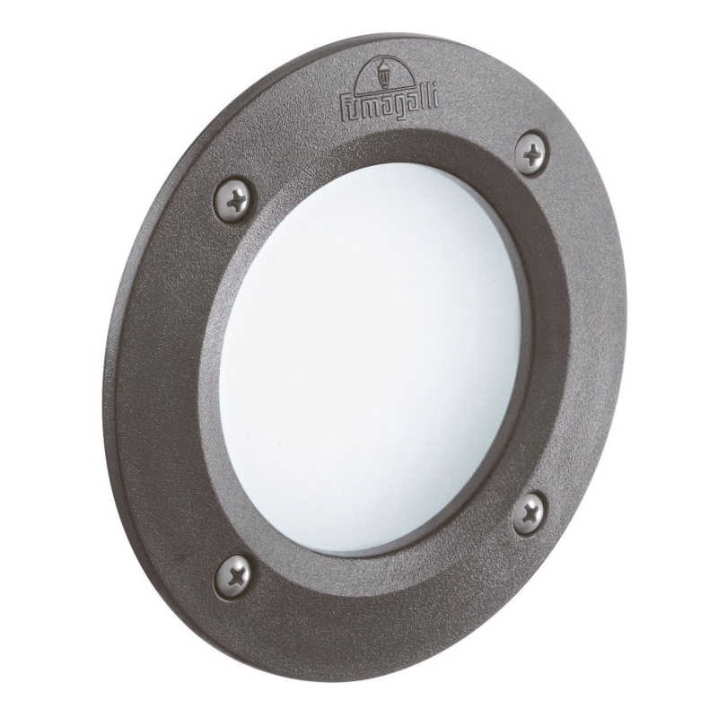 Встраиваемый уличный светильник Ideal Lux Leti PT1 Round Grigio 096568