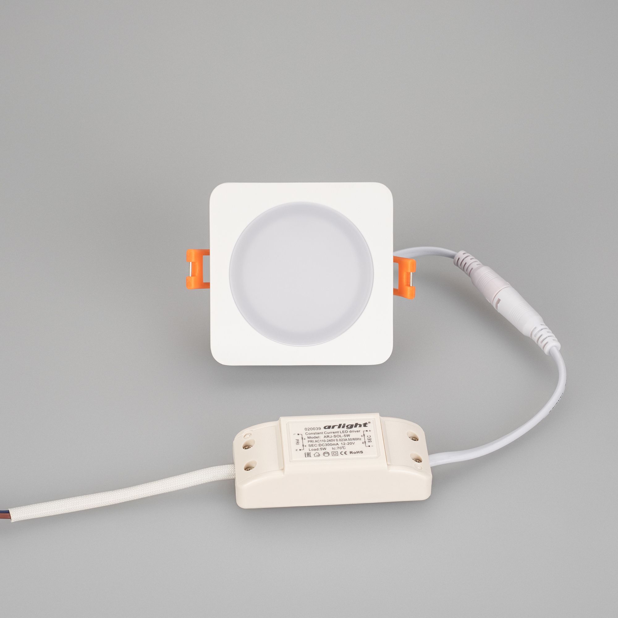 Встраиваемый светильник Arlight LTD-80x80SOL-5W Warm White 3000K 016962