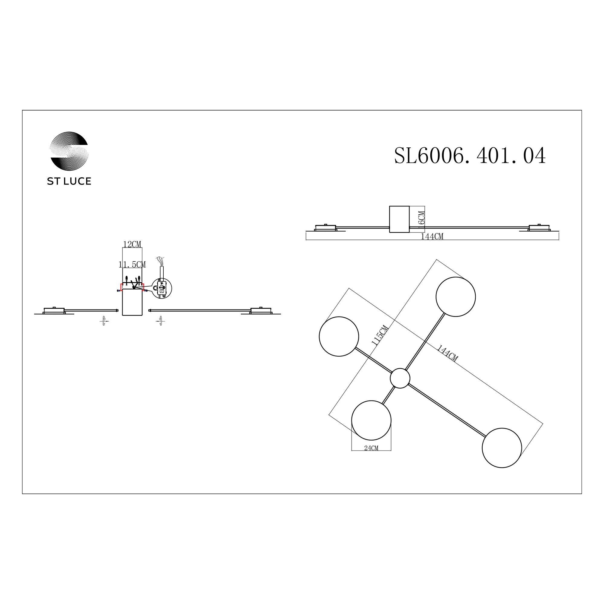 Настенный светильник ST Luce Tondo SL6006.401.04 в Москве