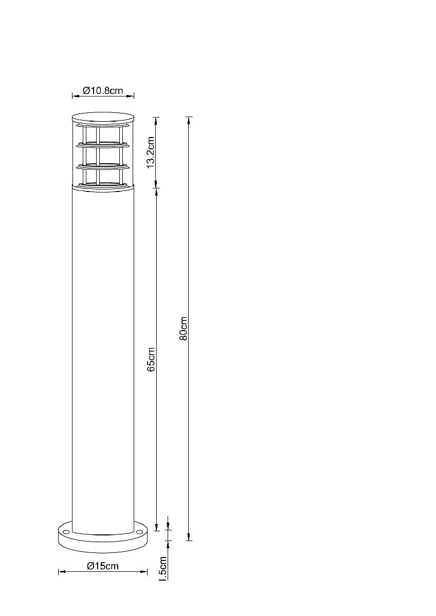 Ландшафтный светильник Arte Lamp Tokyo A5318PA-1BK УЦ