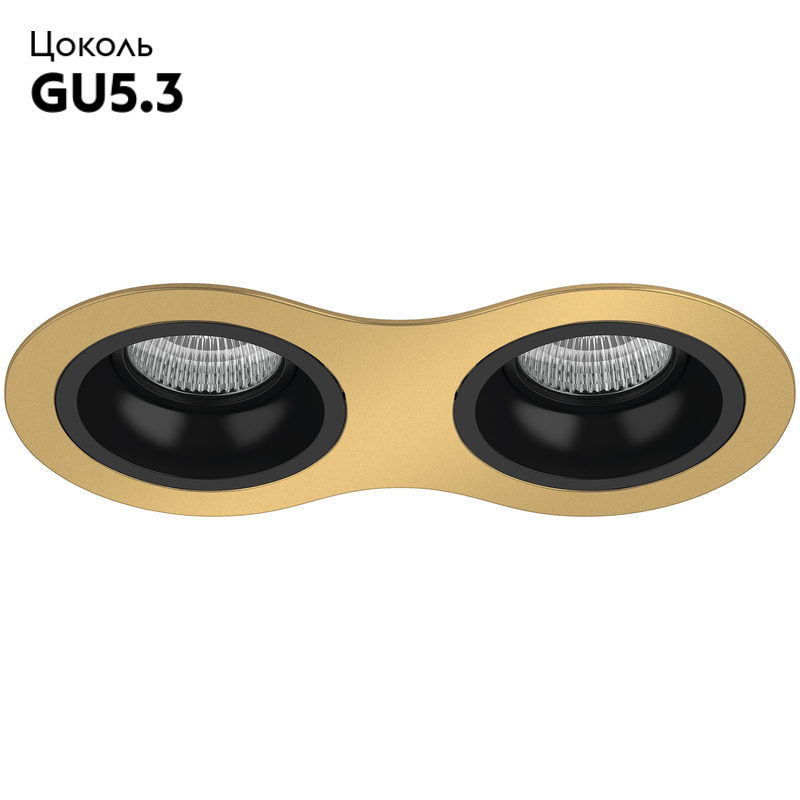 Встраиваемый светильник Lightstar Domino D6230707 (214623+214607+214607)