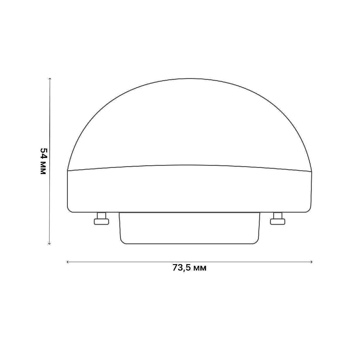 Лампа светодиодная Uniel LED-GX53-13W/6500K/GX53/FR/SPHERE PLZ02WH UL-00011792