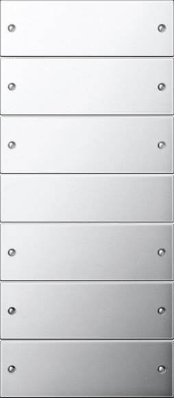 Набор клавиш Gira System 55 6шт хром 2136609