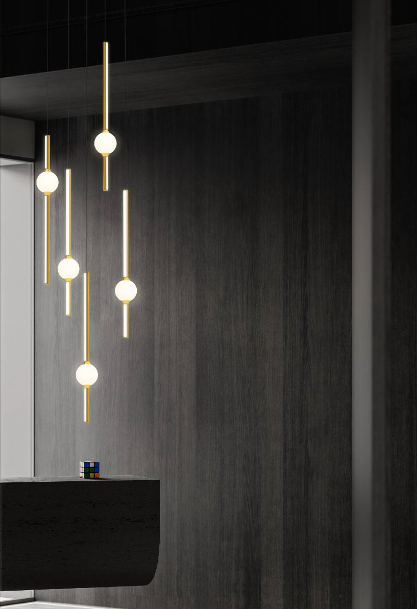 Подвесной светильник Delight Collection MD21001050 MD21001050-1A black/gold