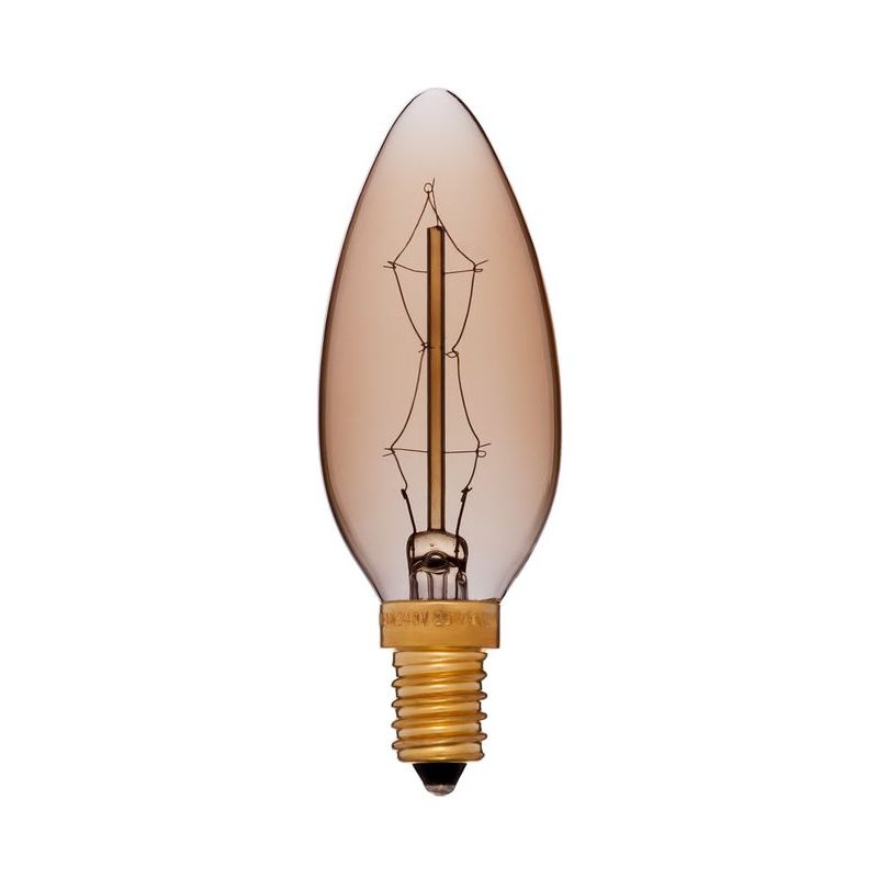 Лампа накаливания Sun Lumen E14 40W золотая 052-085
