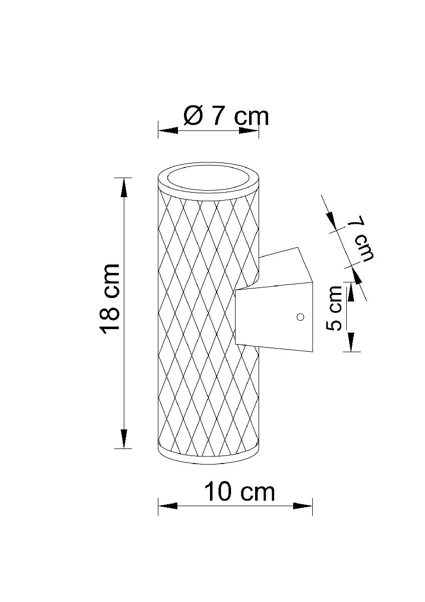 Уличный настенный светильник Arte Lamp Hyadum A3458AL-2BK