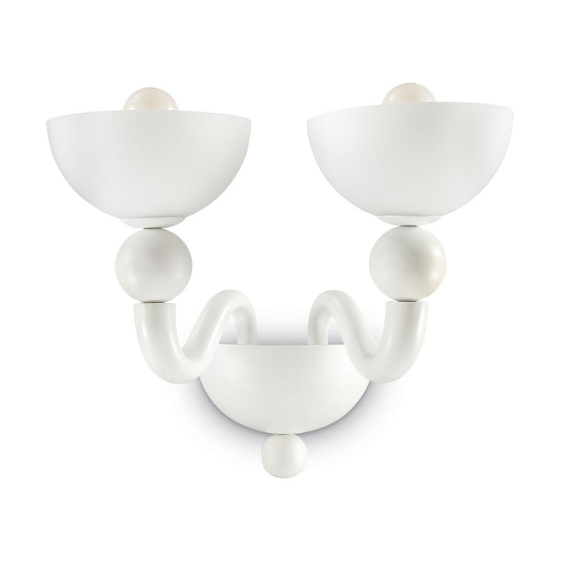 Бра ретро Ideal Lux Bon Bon AP2 Bianco 093987