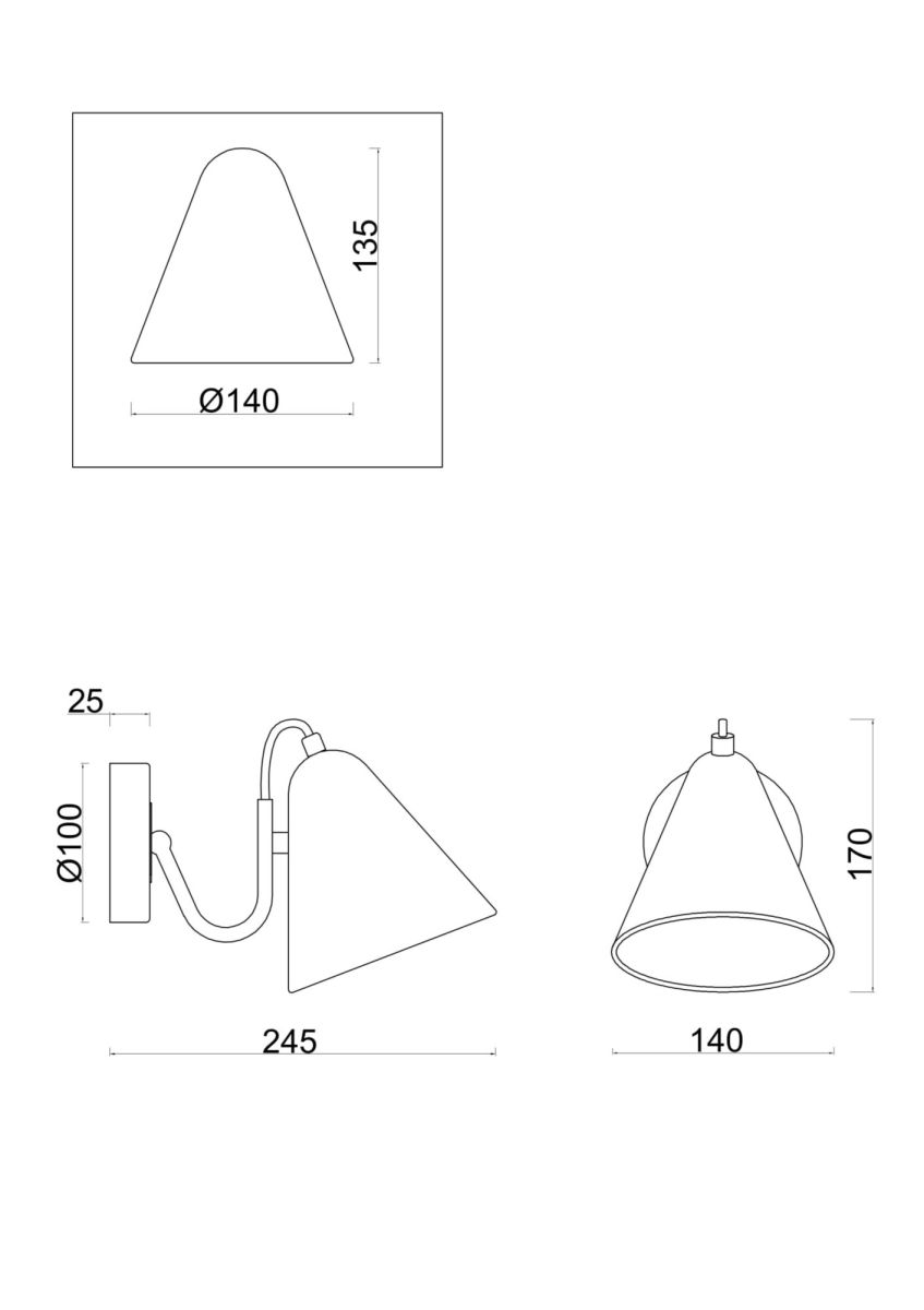Бра Freya Falke Market FR8001WL-01WG