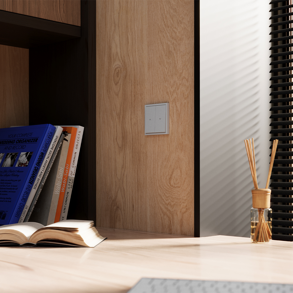 Клавиши для выключателя жалюзи Voltum S70 (серый) VLS002516