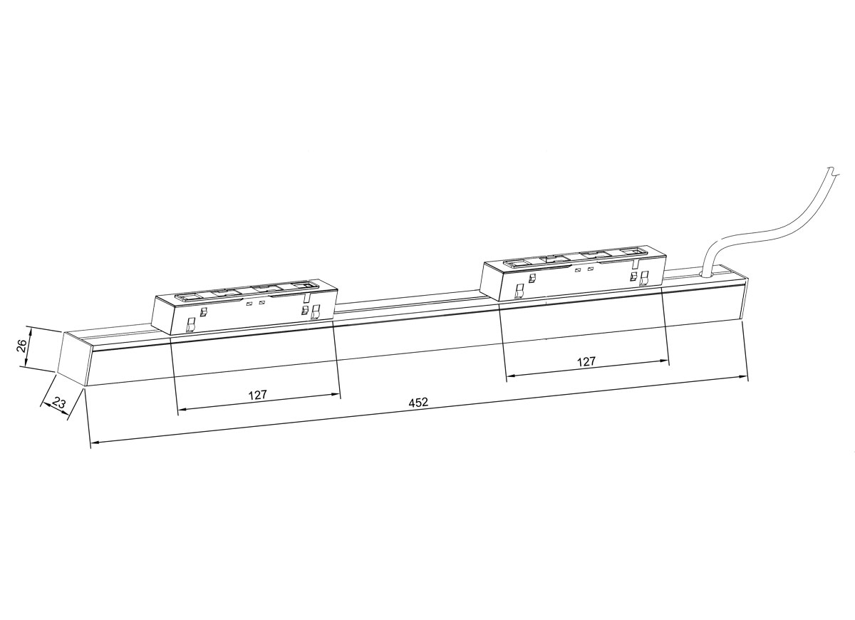 Блок питания Donolux L8HF Driver 200W SPACE-Track system