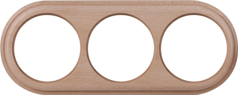 Рамка Werkel Legend на 3 поста светлый бук WL15-frame-03 4690389100963