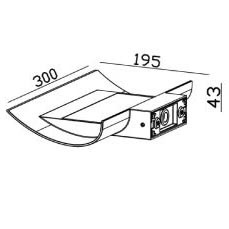 Уличный настенный светодиодный светильник Lucide Dyvor-Led 27884/15/31
