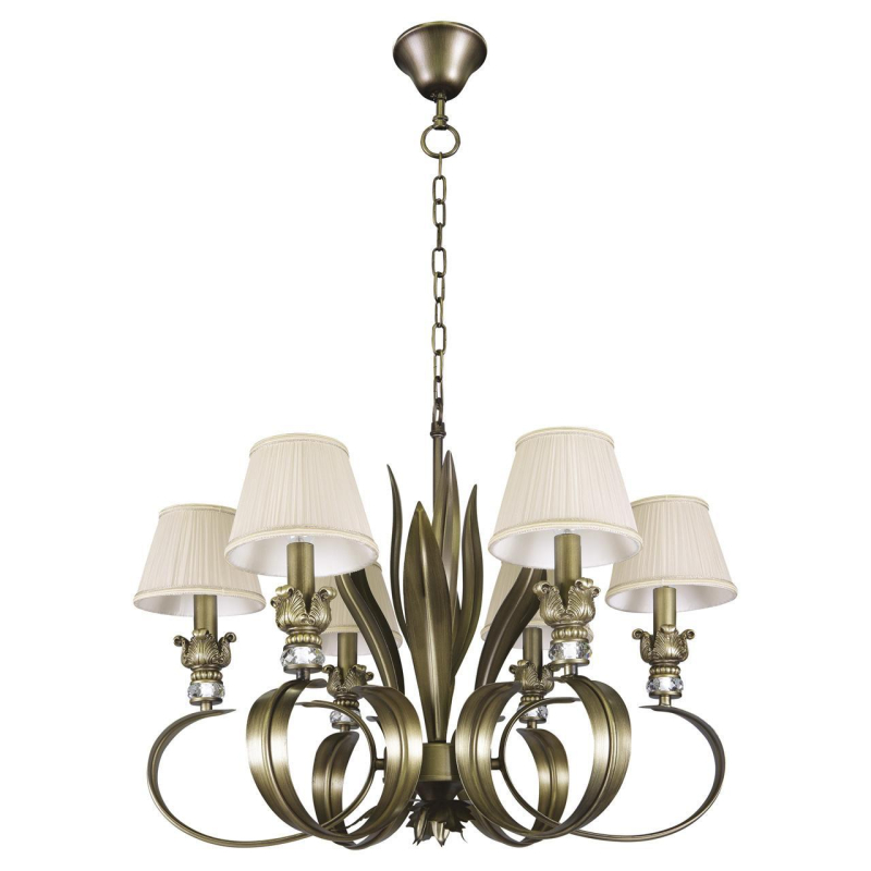 Подвесная люстра с тканевым абажуром Lightstar Antique 783061