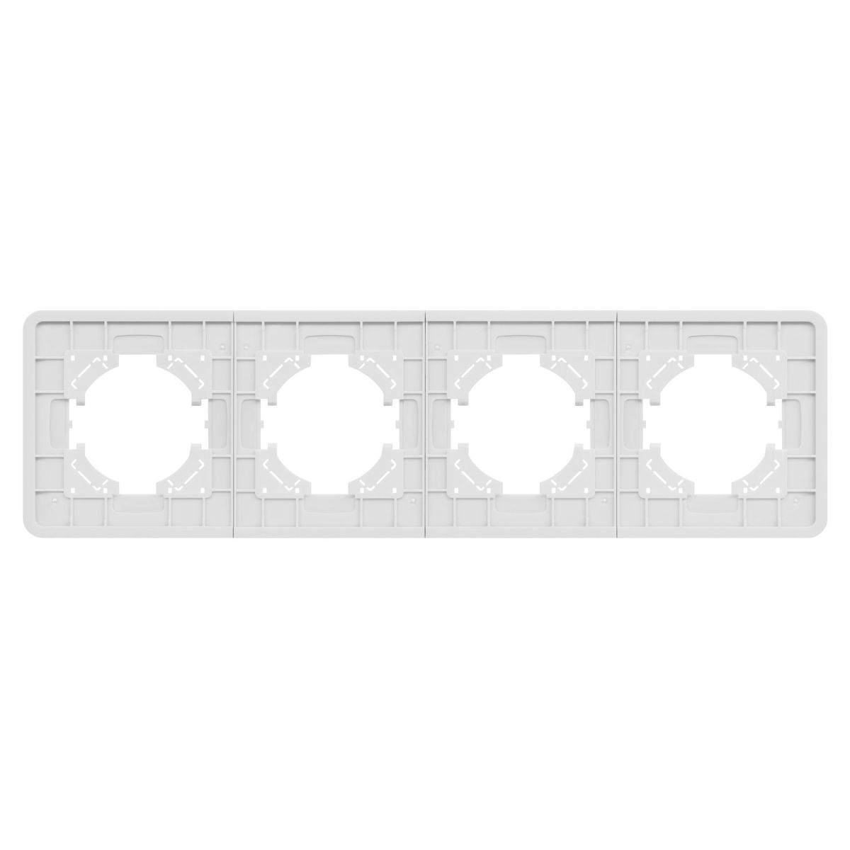 Рамка на 4 поста алюминиевая Arlight FRM-AKIRY-SFAL-4-SR 049743