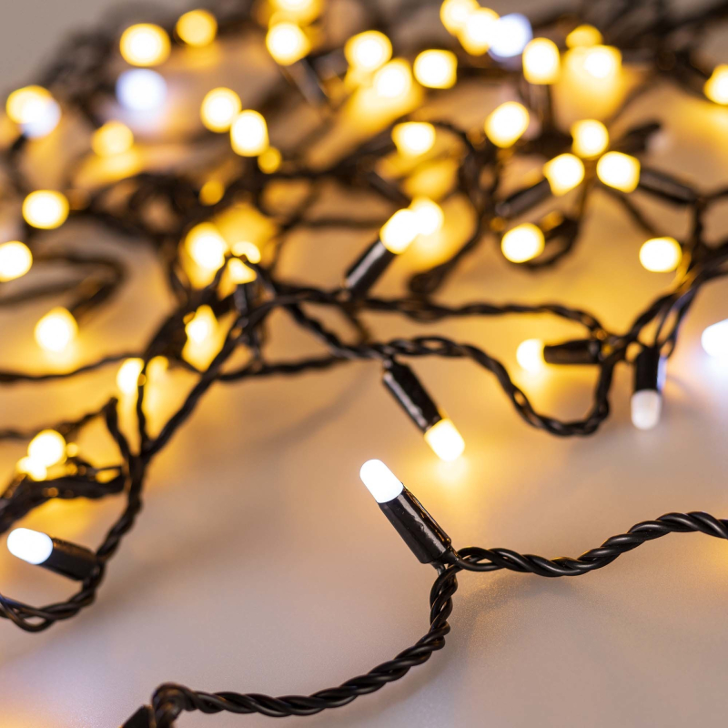 Светодиодная гирлянда Arlight ARD-String-Classic-10000-Black-100LED-Milk-Flash Warm 031208