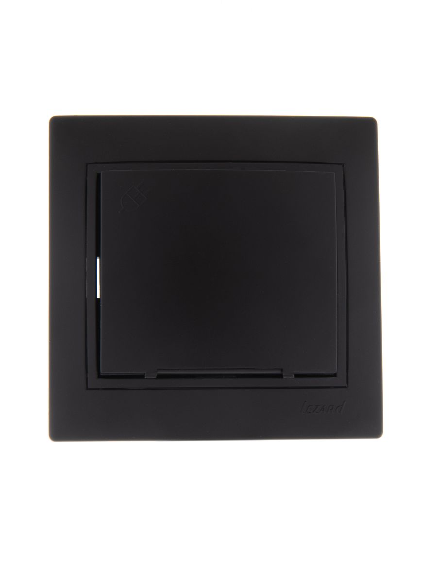Розетка с/з с крышкой Lezard Mira 701-4242-123