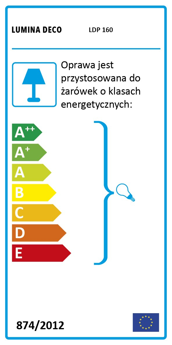Люстра на штанге Lumina Deco Zodiak LDP 160-12 BK+PR