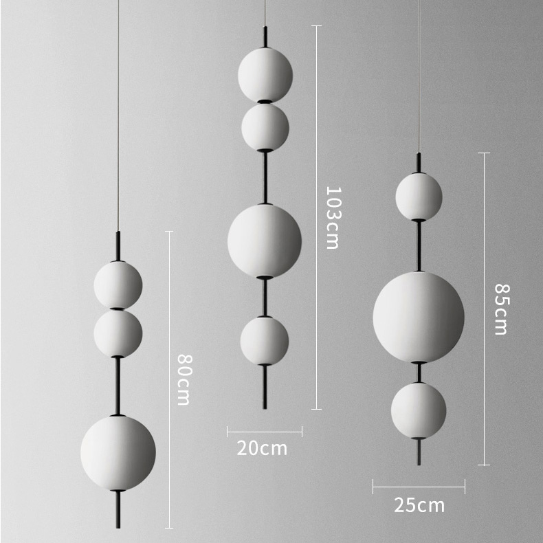 Подвесной светильник шар ImperiumLoft White beads 85415-22
