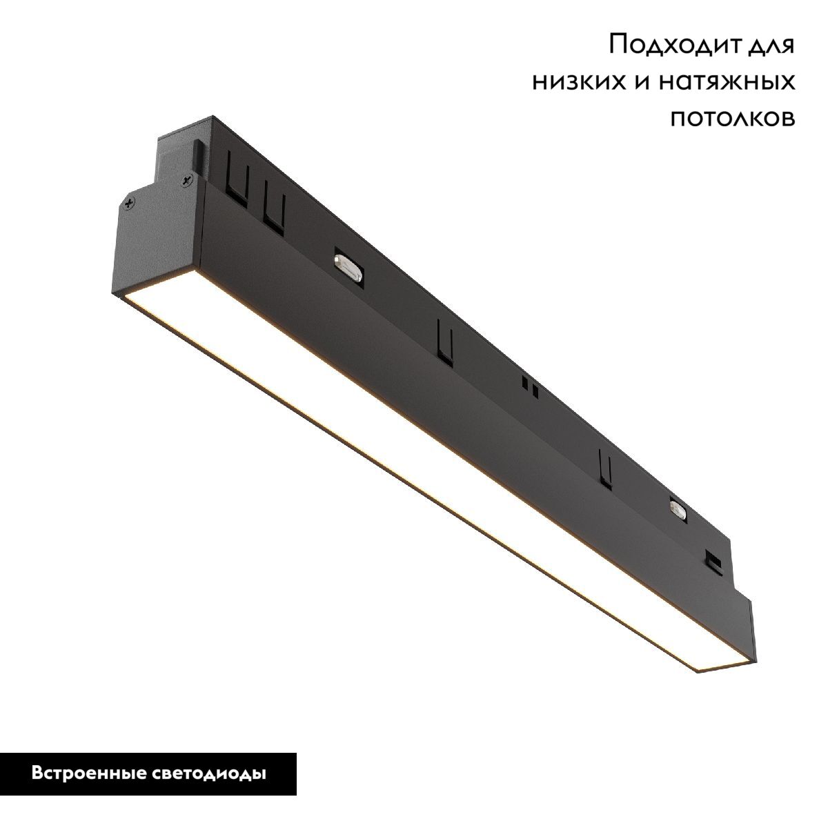 Трековый светодиодный светильник Maytoni Technical Basis TR030-2-12W3K-B