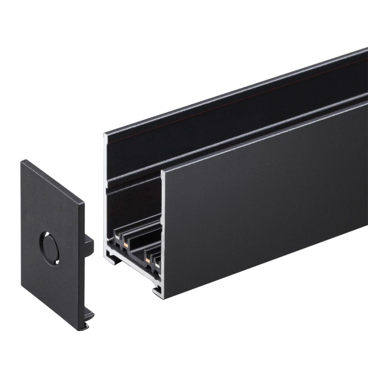 Шинопровод накладной/подвесной в комплекте заглушки 2шт, крышка и соединительная планка 1шт Novotech Port Vector 135301